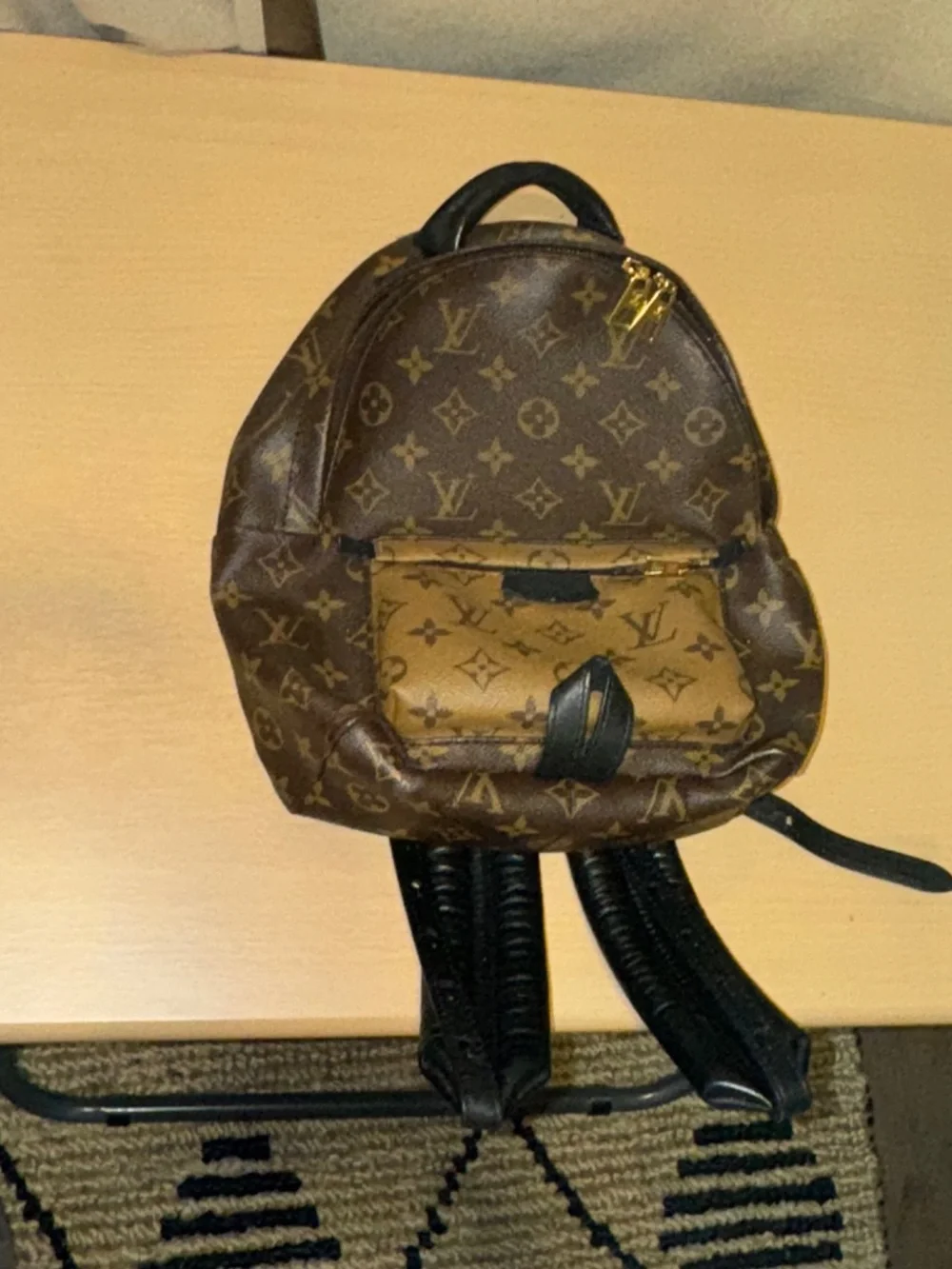 Louis Vuitton Palm Springs Backpack Reverse Monogram Canvas PM
